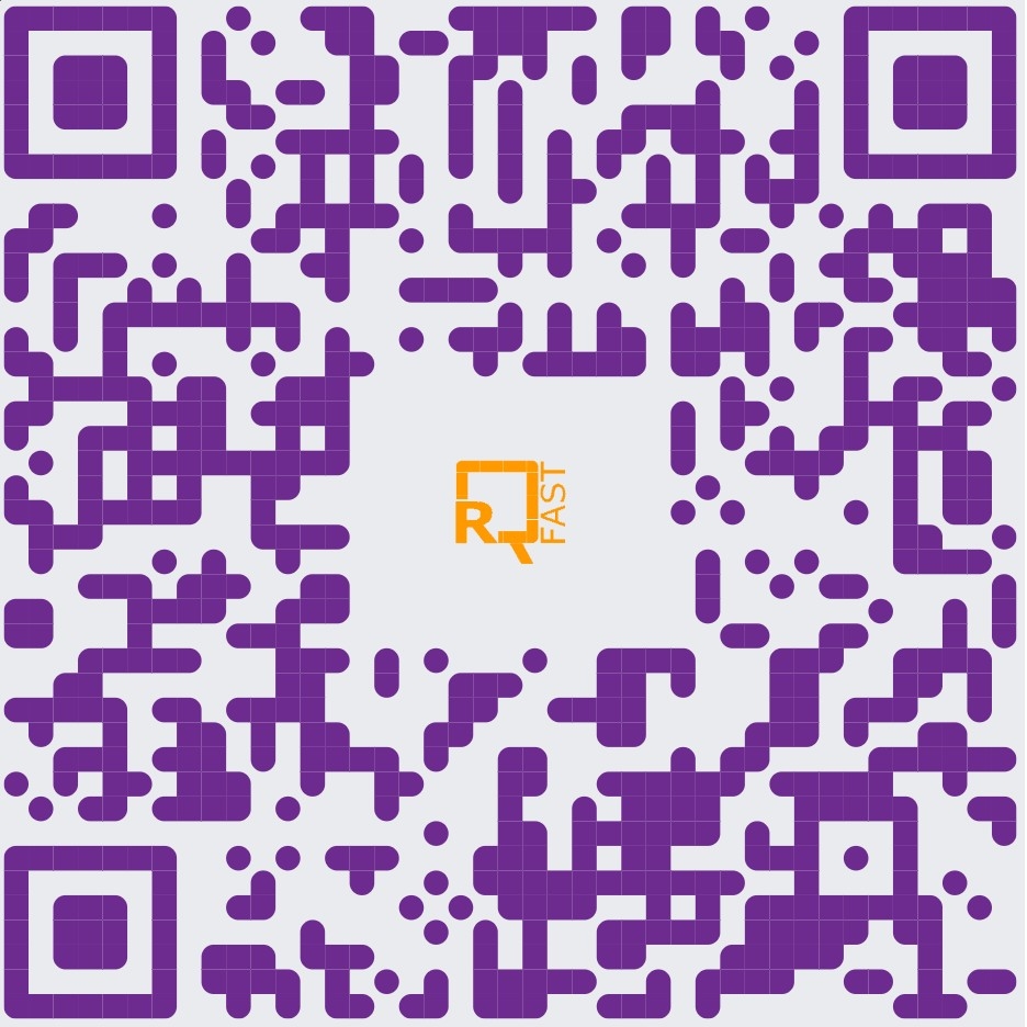 QR Code menu card model