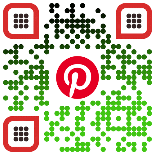 QR Code with Pinterest logo